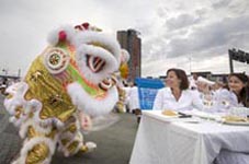 Xia Quan Leeuwendans Diner & Blanc Rotterdam 2011